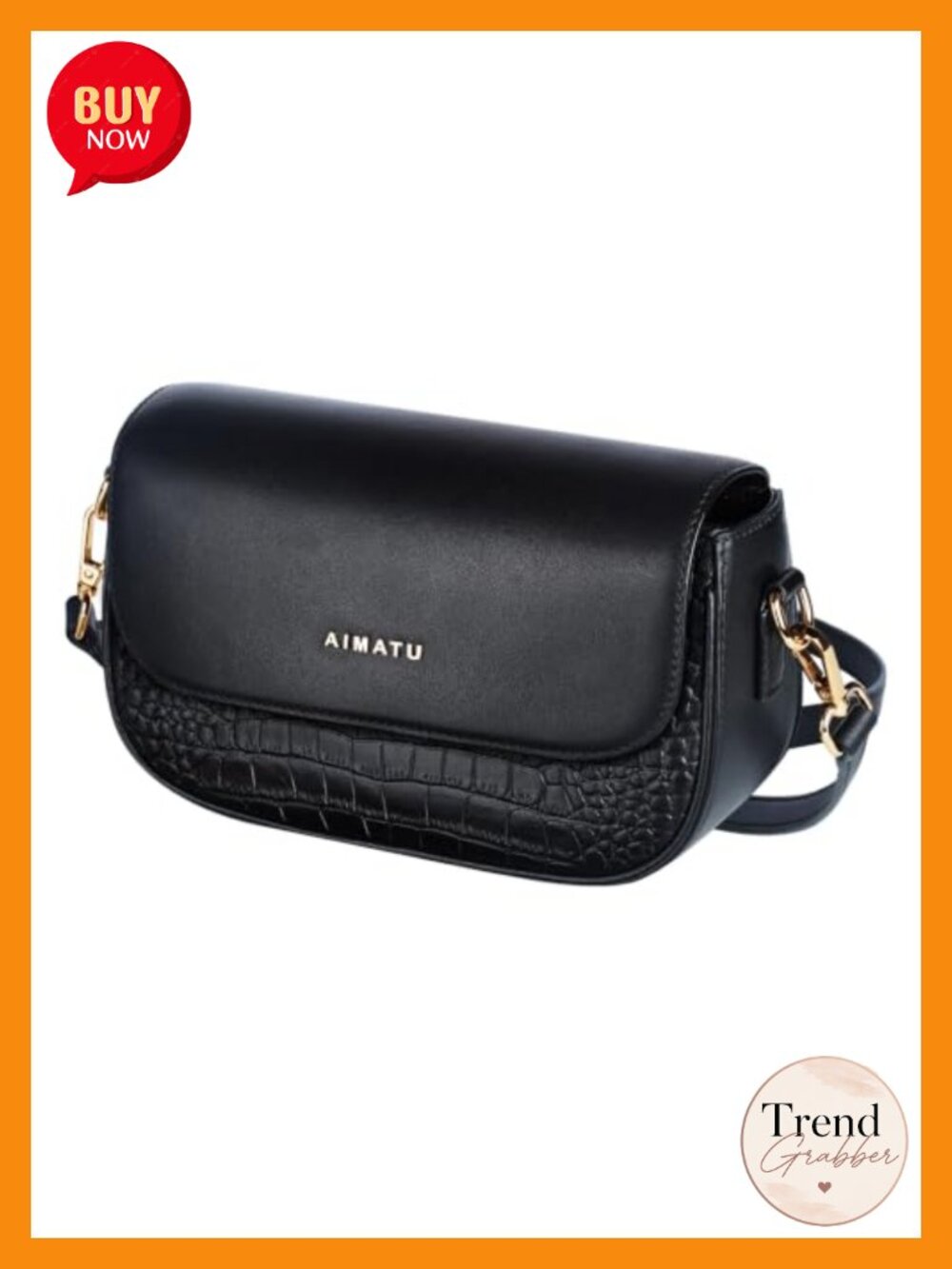 Genuine Leather Crossbody Bag Adjustable Strap Women Shoulder Bag